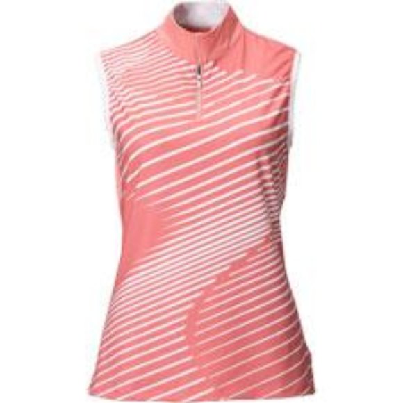 NIVO Tops - NWT Nivo Women's Pennie Sleeveless Mock Neck Polo Shirt